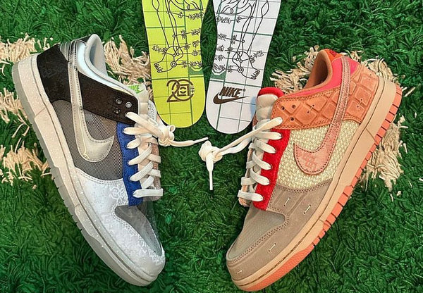 CLOT x Nike Dunk「What The」聯(lián)名鞋款高清圖爆出